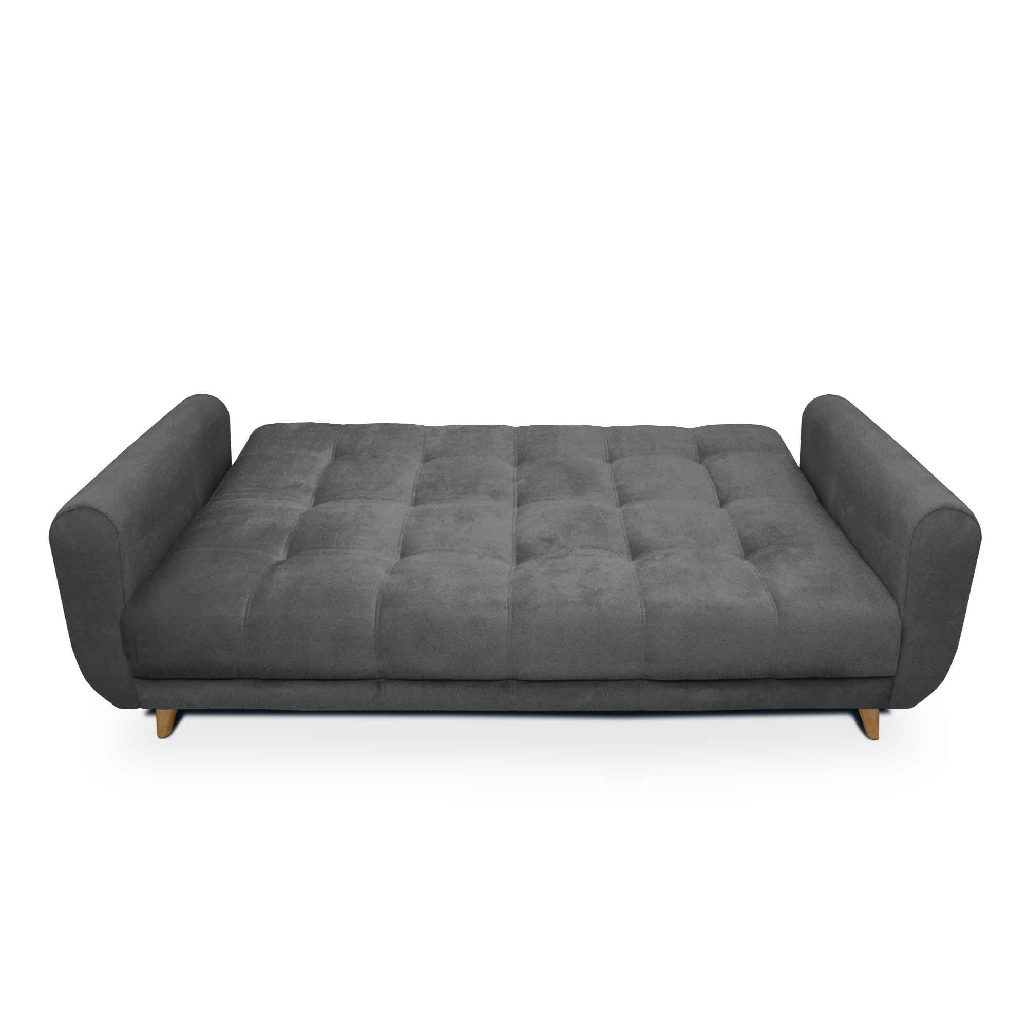Sofa Cama Comfort Sistema Clic Clac Color Gris (3)